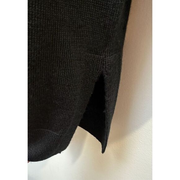 Eileen Fisher Italian Yarn NWT women’s black turtleneck box top size XXS #44-172 - Picture 4 of 6